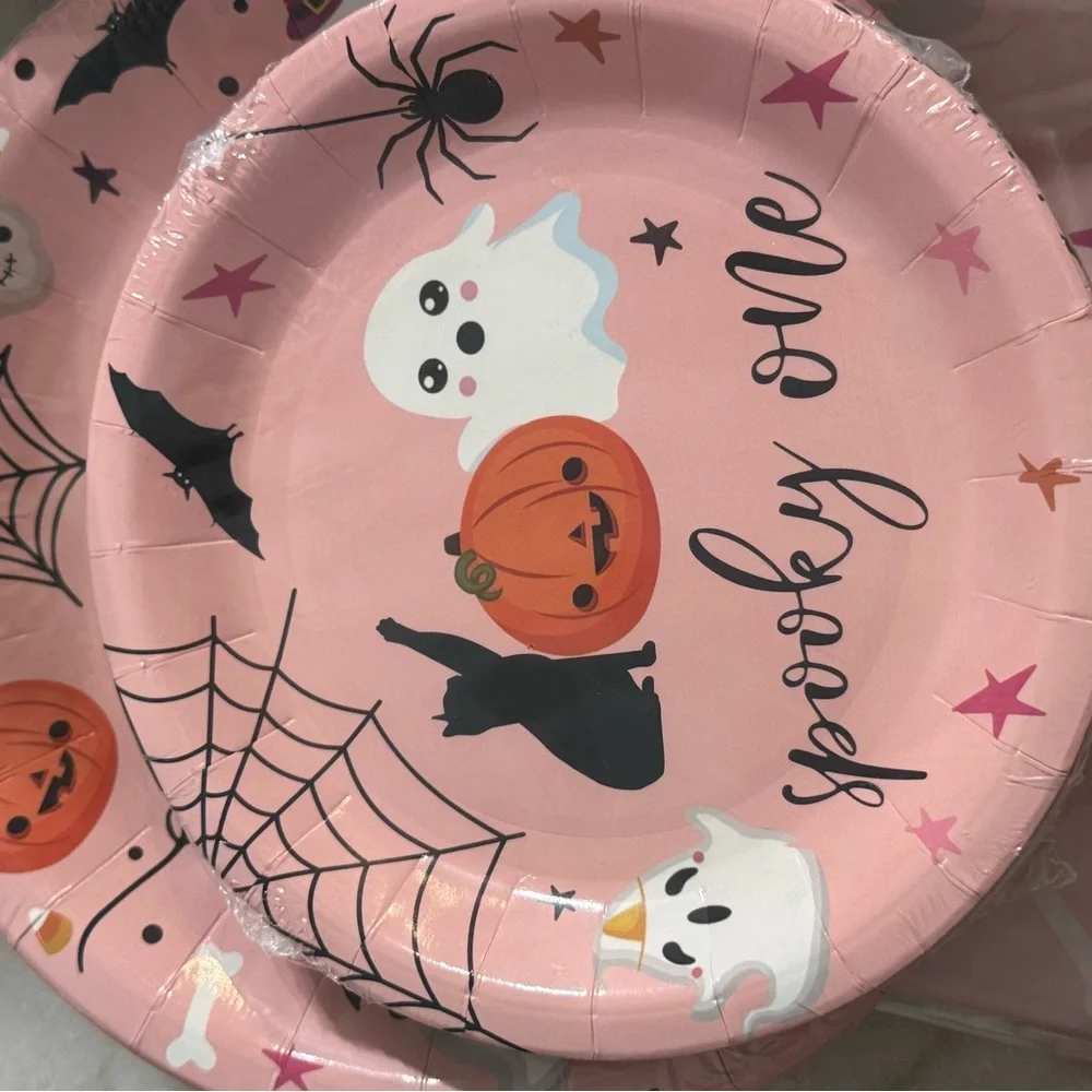 Spooky One Halloween Party Set - Pink